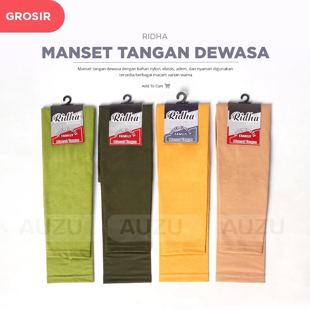 Manset ridha bahan kain lembut - Grosir manset tangan ridha murah