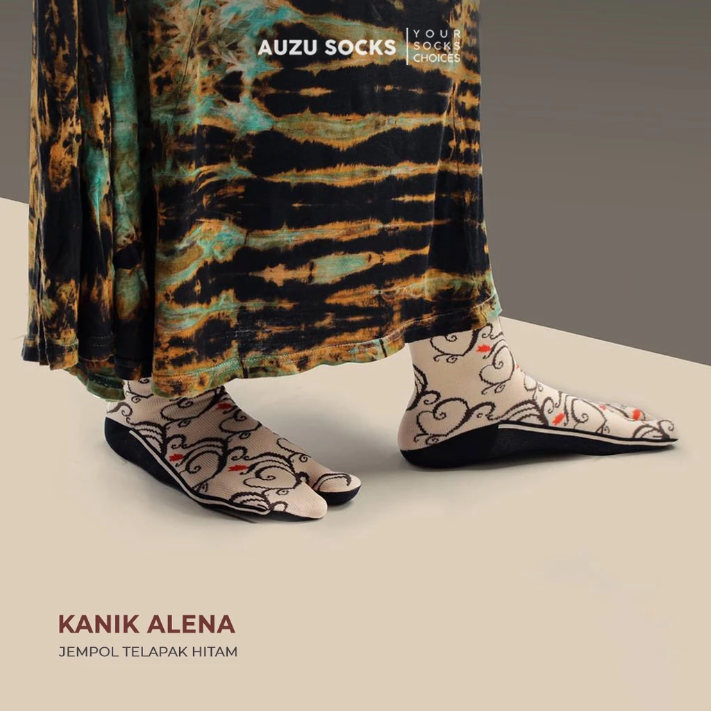 Kanik Infinity Alena - Kaos Kaki Jempol Motif