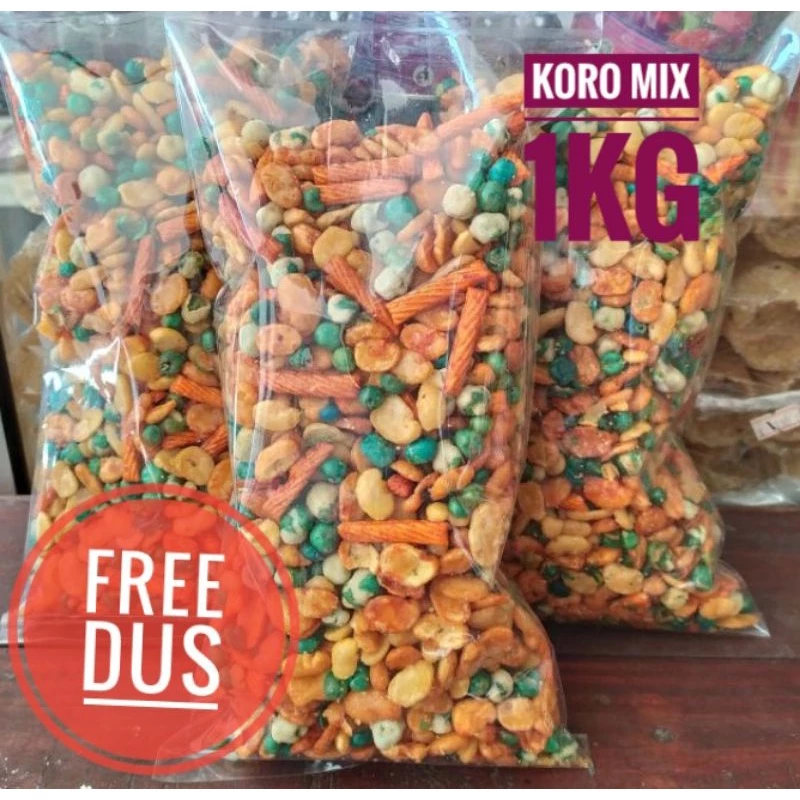 kacang koro mix fresh - snack lebaran - camilan enak lezat
