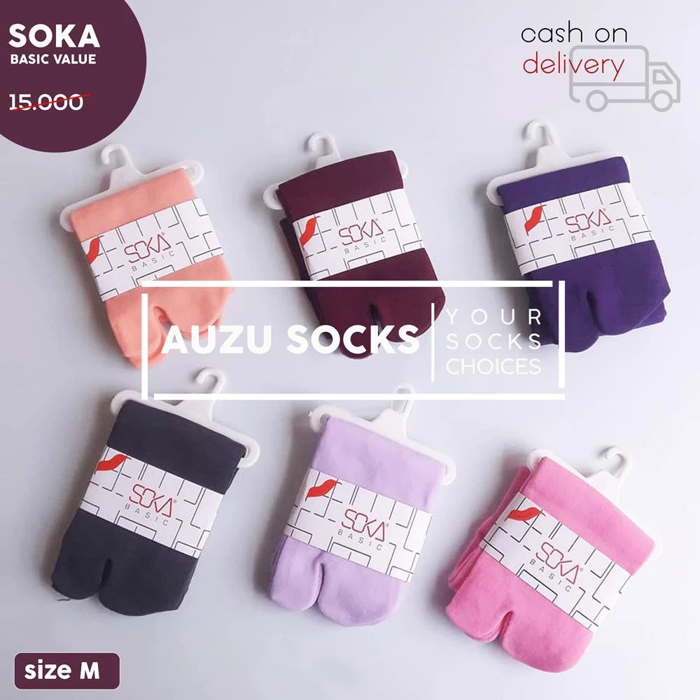 Soka Value M - Kaos kaki jempol pendek murah