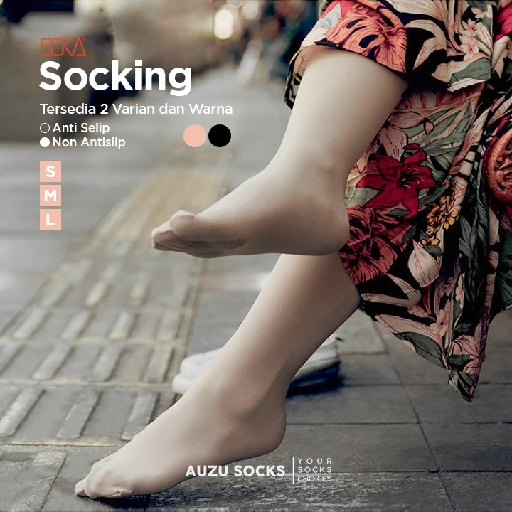 Stocking kaos kaki wanita premium - Soka Socking Basic International
