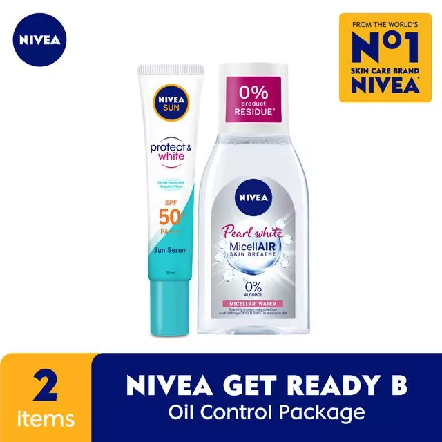 NIVEA SPF 50+ Get Ready Package - Oil Control