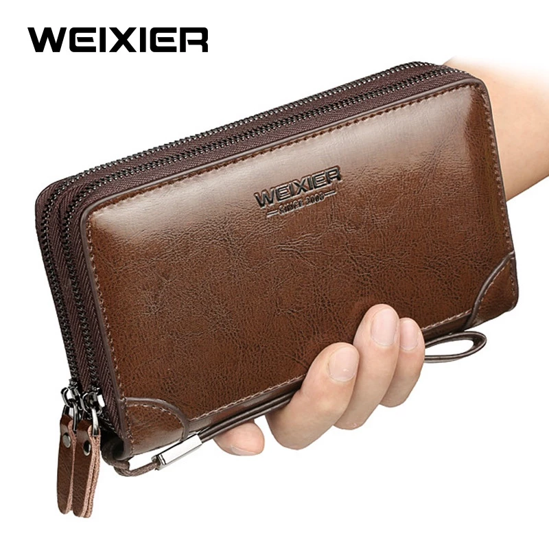 WEIXIER W88 Dompet Panjang Kulit Pria