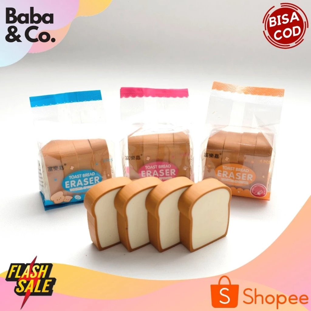 PENGHAPUS BENTUK ROTI ERASER CUTE SWEET BREAD PENGHAPUS BENTUK LUCU PENGHAPUS MURAH ALAT TULIS SEKOLAH ALAT TULIS KANTOR ATK MURAH BISA COD