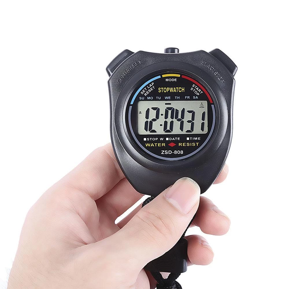 Digital Sport Stopwatch handheld waterproof