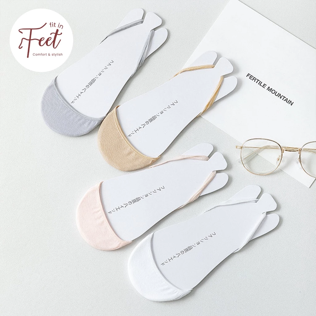 FIT IN FEET - FOOT COVER FLAT SHOES LACES / Kaos Kaki Pelindung Kaki Renda Flat Shoes