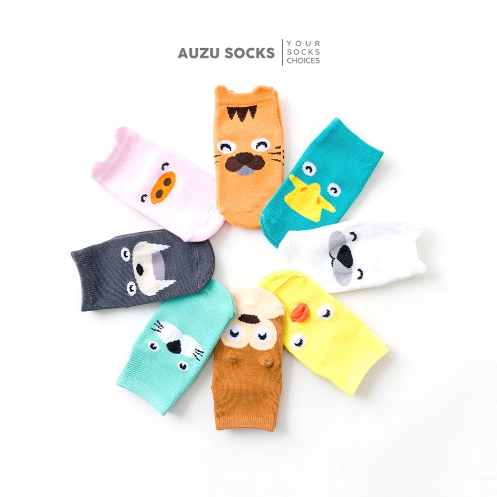 KAOS KAKI BAYI BALITA MOTIF KOREA 0-3 TAHUN KARAKTER HEWAN LUCU LAKI LAKI DAN PEREMPUAN