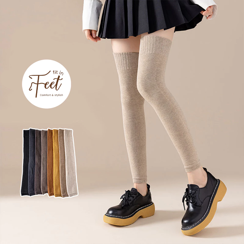 FIT IN FEET - UNISEX LEG WARMER / Kaos Kaki Penghangat Betis Kaki Pria dan Wanita
