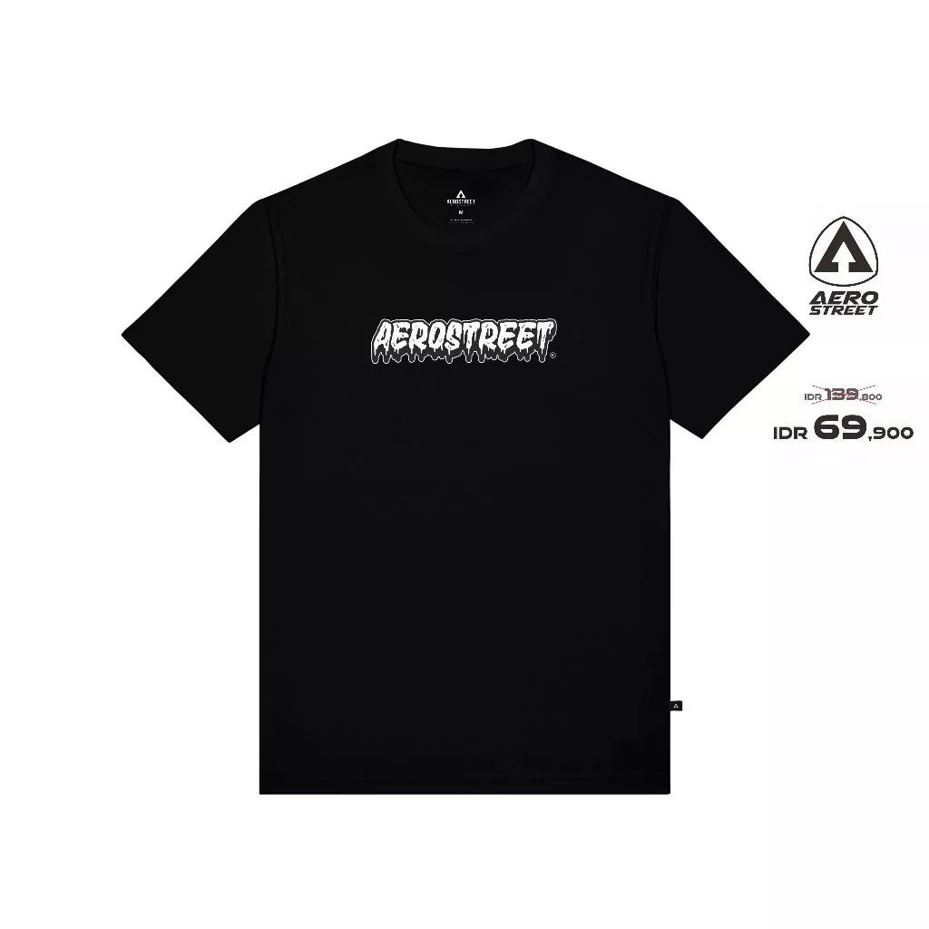 Aerostreet T Shirt Change Color Hitam Kaos T-Shirt Tshirt AAAAA