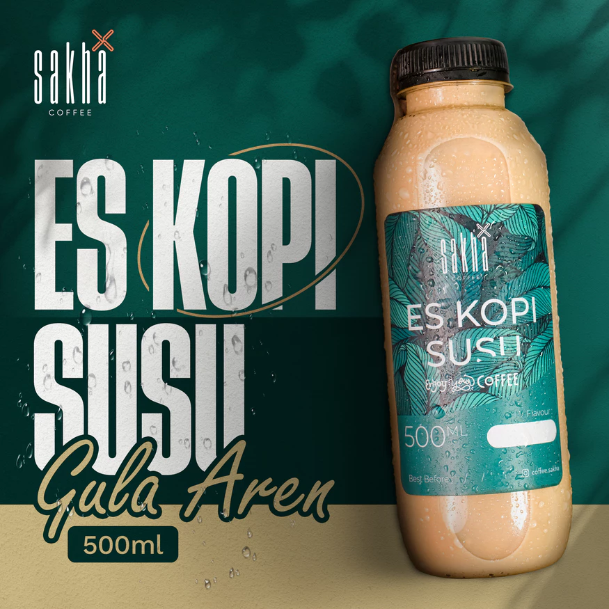 Sakha Coffee Es Kopi Susu Gula Aren 500ml Sakha Coffee Roastery Ready To Drink