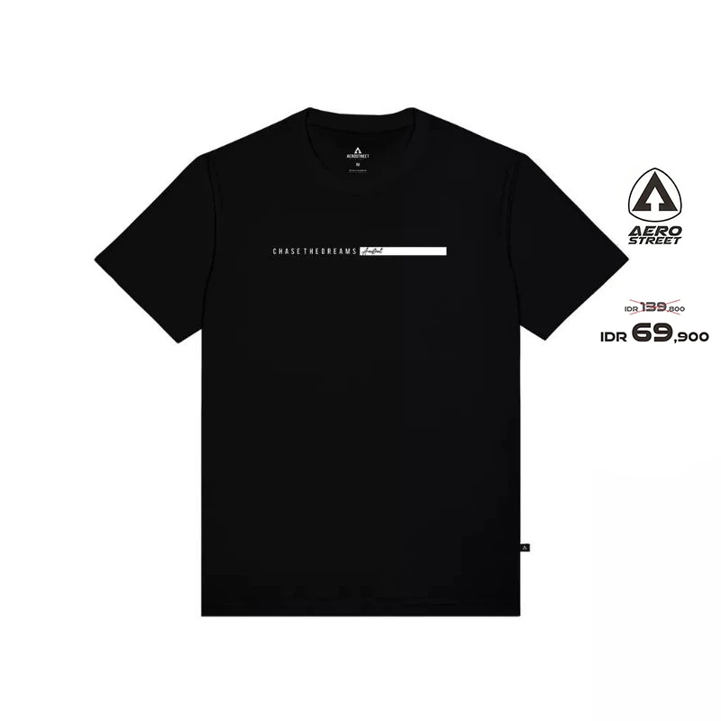 Aerostreet Dreamer Hitam Kaos T-Shirt Tshirt AAAAA