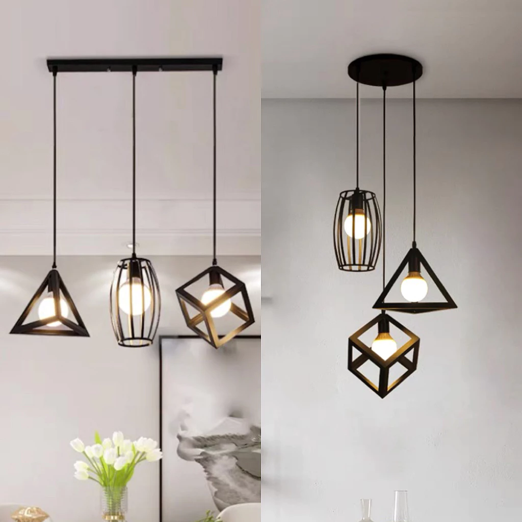 lampu hias gantung minimalis ruang tamu ruang tamu modern plafon lampu vintage diamond