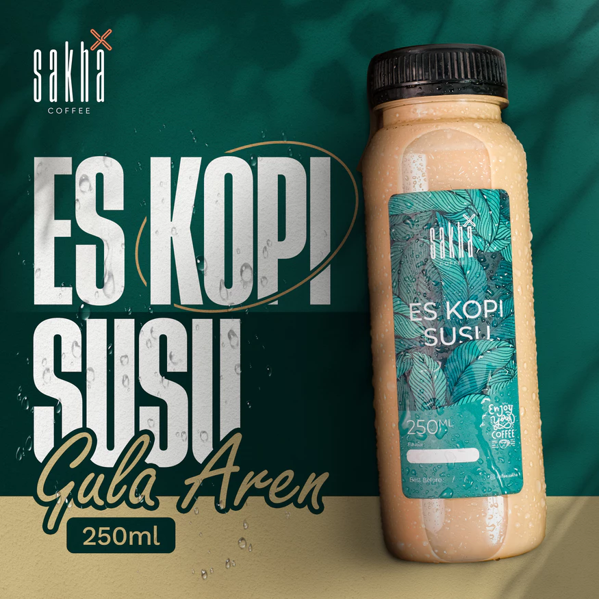 Sakha Coffee Es Kopi Susu Gula Aren 250ml Sakha Coffee Roastery Ready To Drink