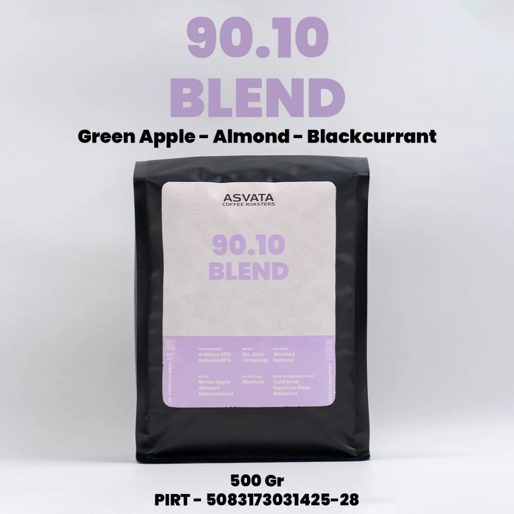 Biji Kopi 500 Gr 90.10 Arabica Robusta Roasted Beans Kopi Susu Blend