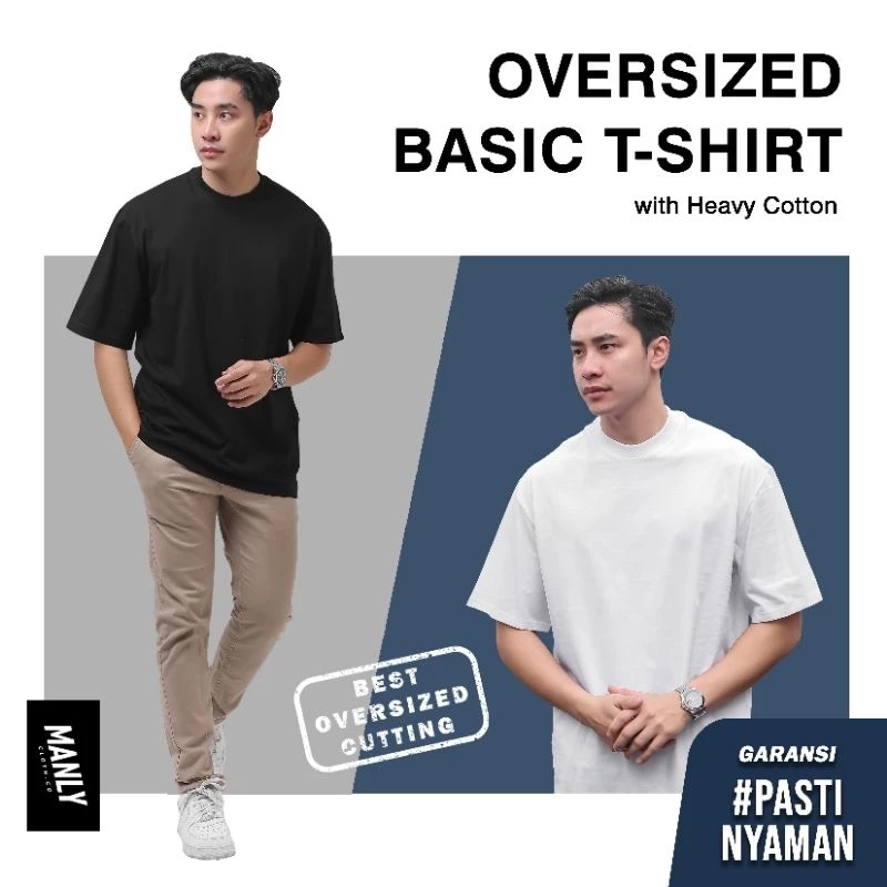 MANLY KAOS POLOS OVERSIZE UNISEX PREMIUM
