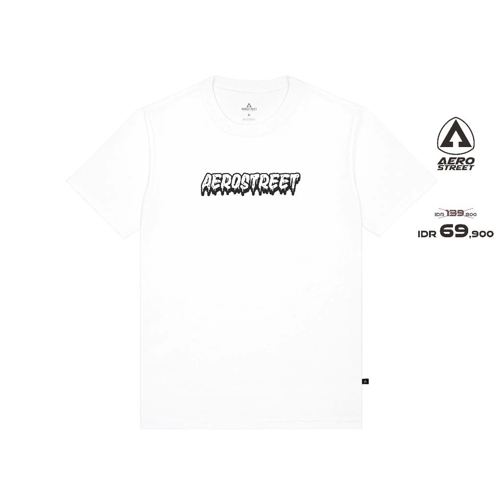 Aerostreet T Shirt Change Color Putih Kaos T-Shirt Tshirt ABAAA