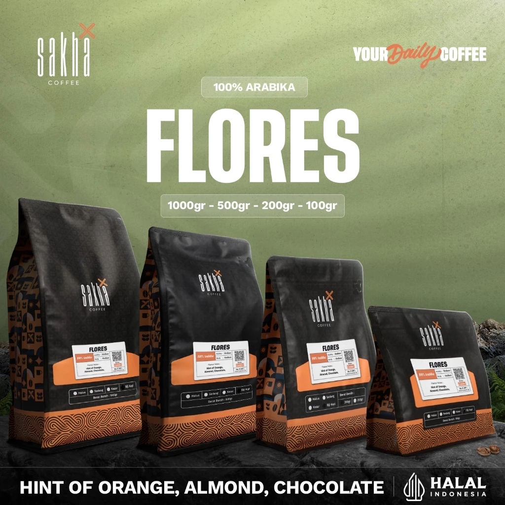 Kopi Arabika Flores Bajawa Arabica Coffee Bean Espresso Beans Dan Manual Brew Biji Bubuk Coffe