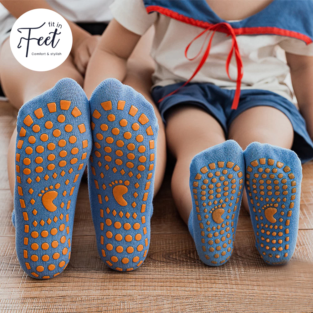 KAOS KAKI KATUN ANKLE ANAK/DEWASA ANTI SLIP PENDEK SEMATA KAKI PEREMPUAN DAN LAKI-LAKI