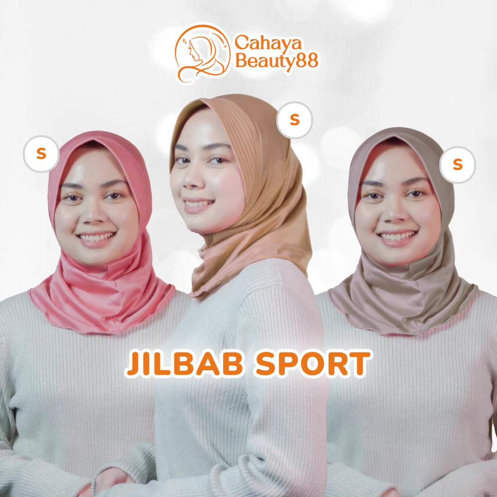 Jilbab Instan Kerudung Hijab Bergo Sport Size S - Warna Lengkap