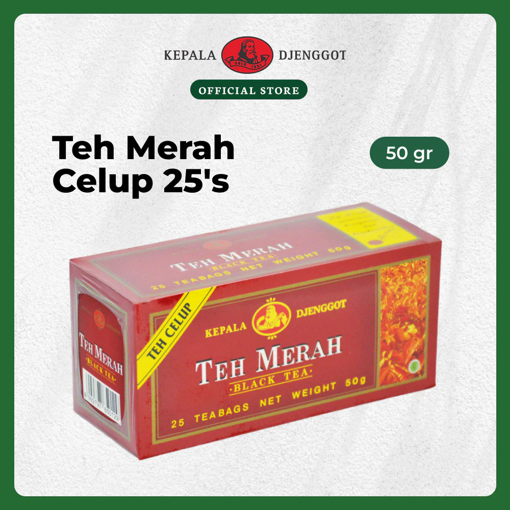 Kepala Djenggot Teh Merah Celup 50gr Berkualitas Tinggi