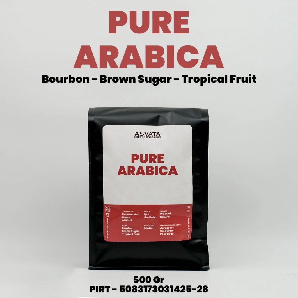 Biji Kopi Komersial Grade 500 Gr Roasted Beans Pure Arabica Jawa