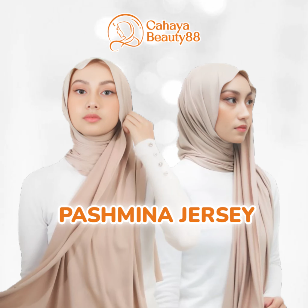 Pashmina Kaos Jersey Hijab Jilbab Pasmina Premium  - Warna Lengkap