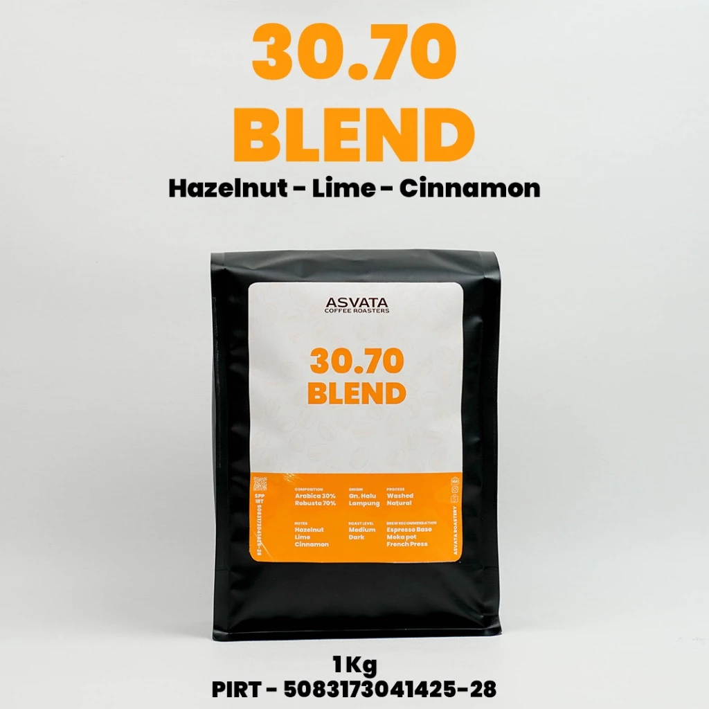 Biji Kopi 1 Kg 30.70 Arabica Robusta Roasted Beans Kopi Susu Grosir