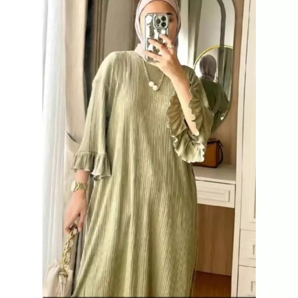 D - Gamis Serena Necis Tangan Knit Condru