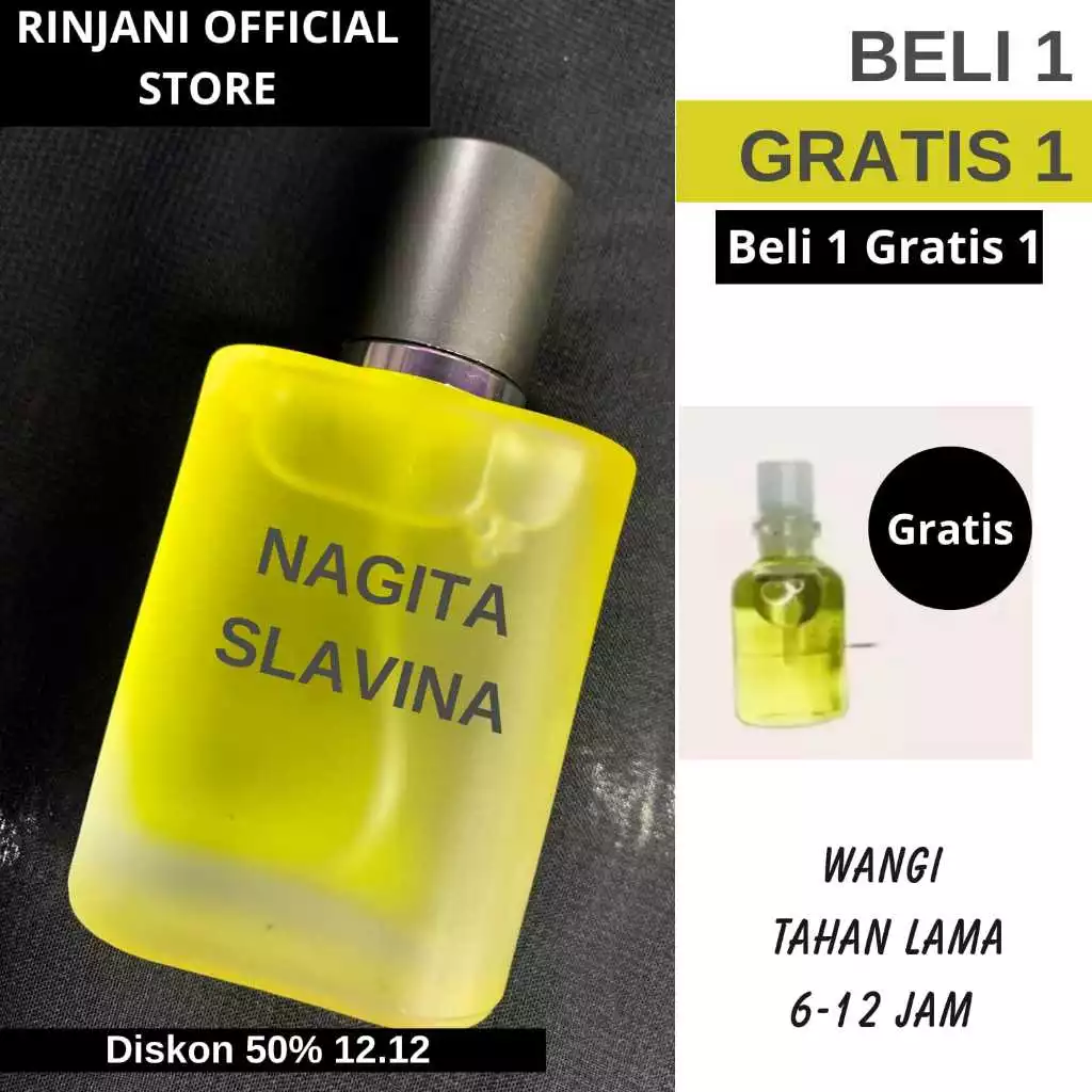 Promo Beli 1 Gratis 1 Parfum Nagita Slavina Parfum Termurah Best Seller Tahan Lama - Parfum Uniseks Termurah Wangi Tahan Lama - Parfum Wanita Tahan Lama - Parfum Pria