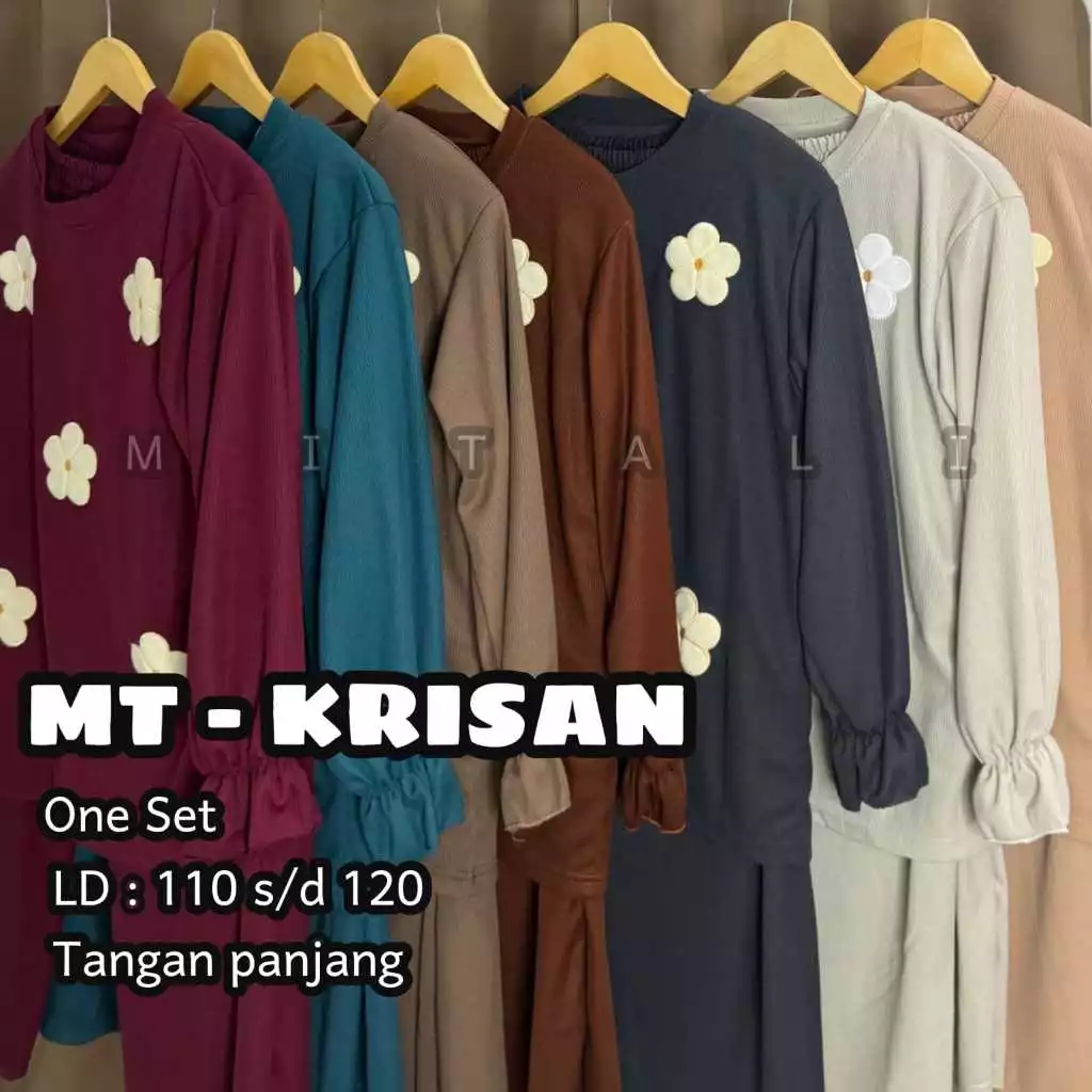 D-Krisan Oneset Bordir Knit Twice