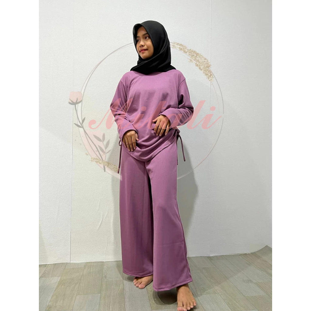 [READY KIRIM] D - NAYLA Oneset Serut Knit Premium