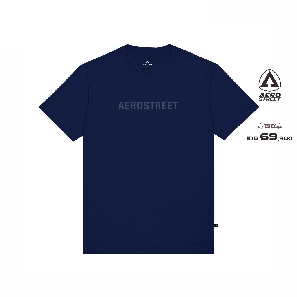 Aerostreet T Shirt Alexander Navy Kaos T-Shirt Tshirt AAAAA