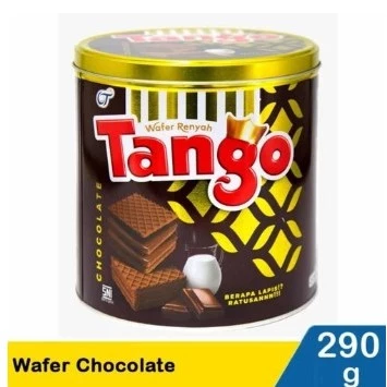 WAFER TANGO EMBER COKELAT TERMURAH TANGO KALENG WAFELLO WAFELO KALENG INACO marindo biskitop nabati ANEKA KUE LEBARAN YUPI TOPLES YUPPY TOPLES SNACK
