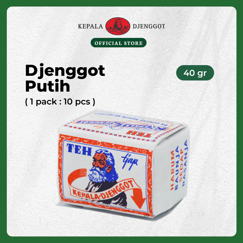 Djenggot Putih 40 Gr ( 1 Pack : 10 Pcs ) - Teh Tubruk Seduh