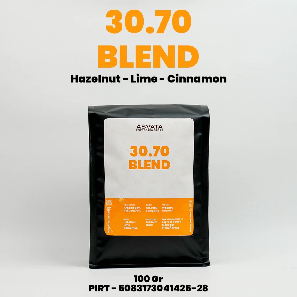 Biji Kopi 100 Gr 30.70 Arabica Robusta Roasted Beans Kopi Susu Blend