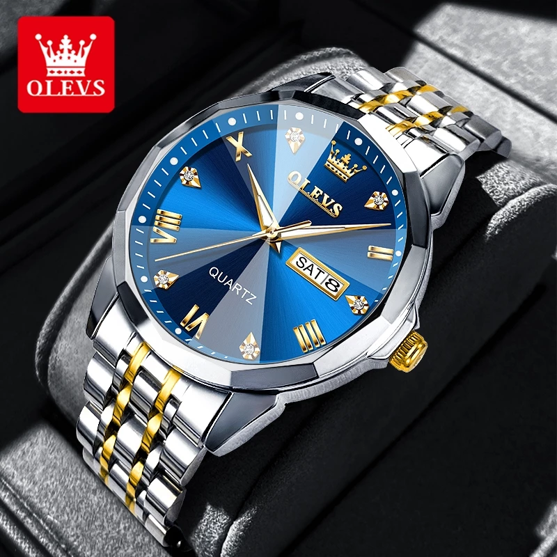 OLEVS 9931 Jam Tangan Pria Anti Air Original