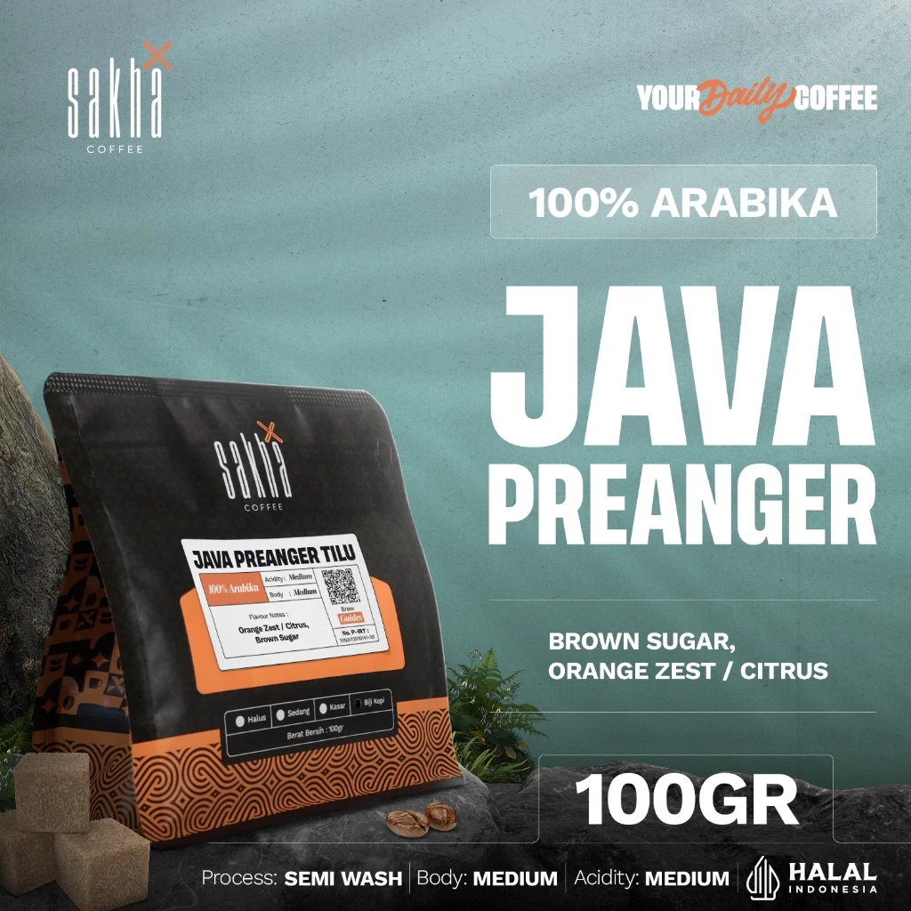 Kopi Arabika Java Preanger Tilu Pangalengan Tiwus Arabica Coffee 100gr Biji Bubuk Coffe Roaste Beans