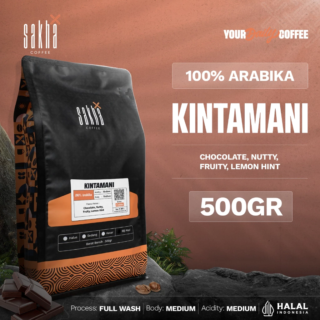 Biji Kopi Bubuk Arabika Bali Kintamani Arabica Coffee Beans Grade1 Espresso Dan Manual Brew 500 Gram