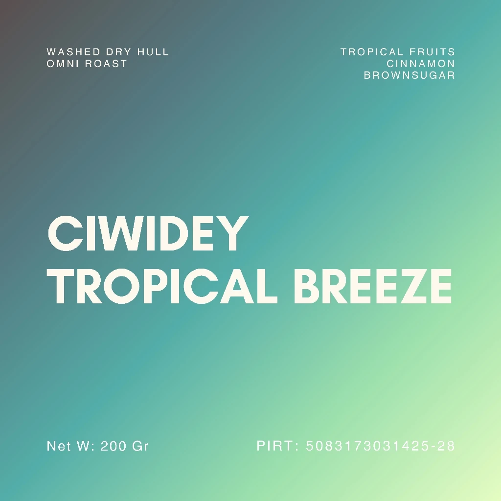Ciwidey Tropical Breeze 200 gr roasted bean specialty coffee biji kopi