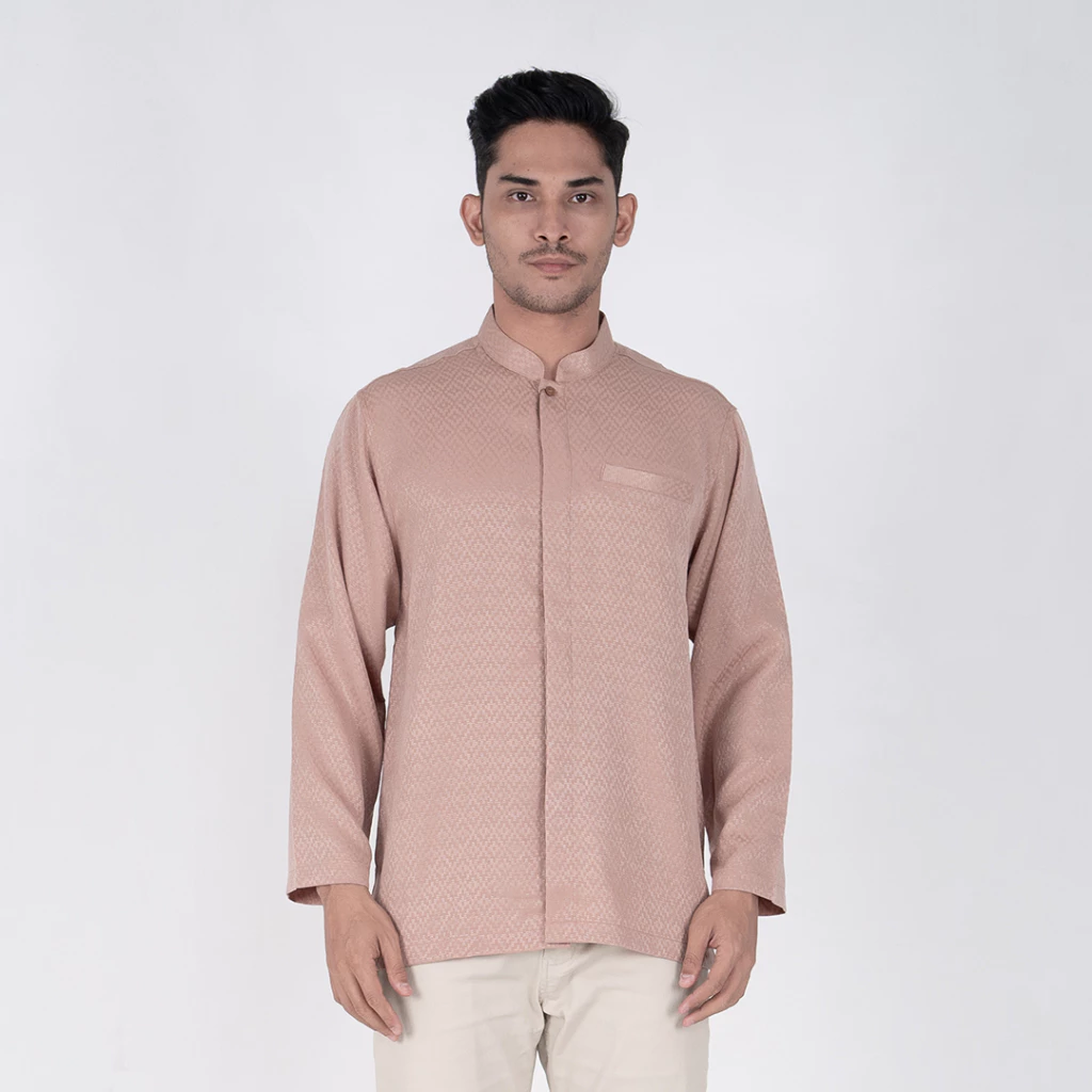 BENHILL Kemeja Koko Pria ''Tenun Sultan'' Dobby Panjang New Color