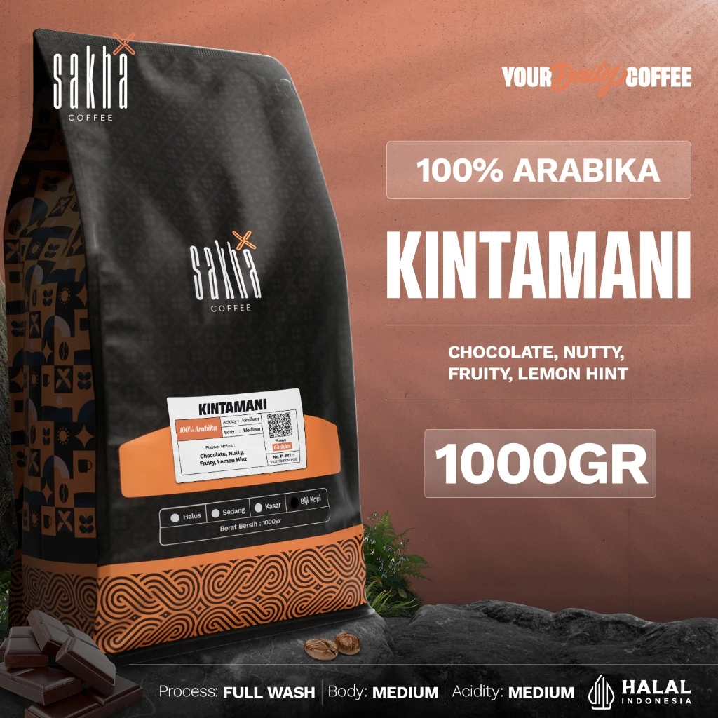 Biji Kopi Bubuk Arabika Bali Kintamani Arabica Coffee Beans Espresso Dan Manual Brew Roaster 1Kg