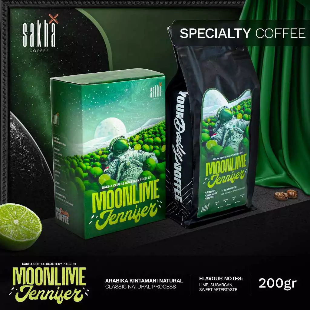 Kopi Arabika MOONLIME JENNIFER Arabica Coffee Beans Biji Bubuk Coffe Bean