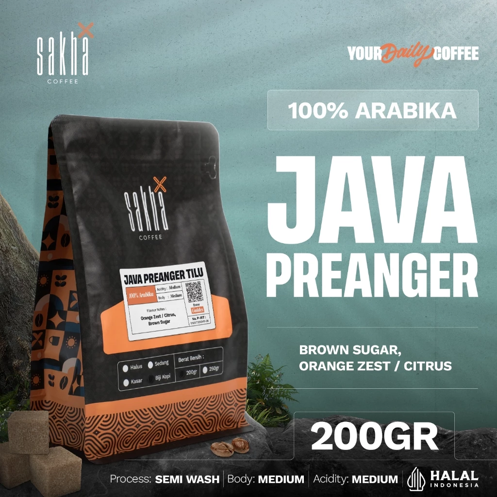 Biji Kopi Bubuk Arabika Java Preanger Tilu Tiwus Pangalengan Arabica Coffe Espresso Dan Manual 200gr