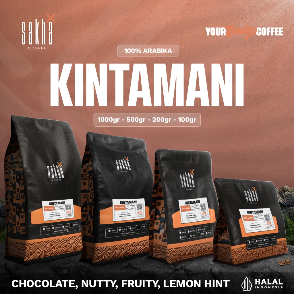 Kopi Arabika Bali Kintamani Arabica Coffee Bean Espresso Manual Brew Biji Bubuk Coffe Sakha Roastery