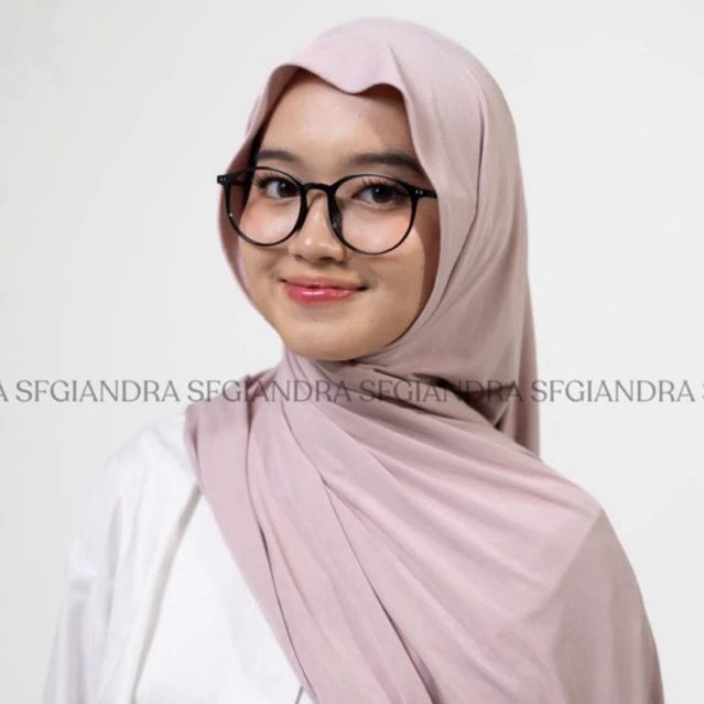 Pashmina kaos rayon basic by sfgiandra