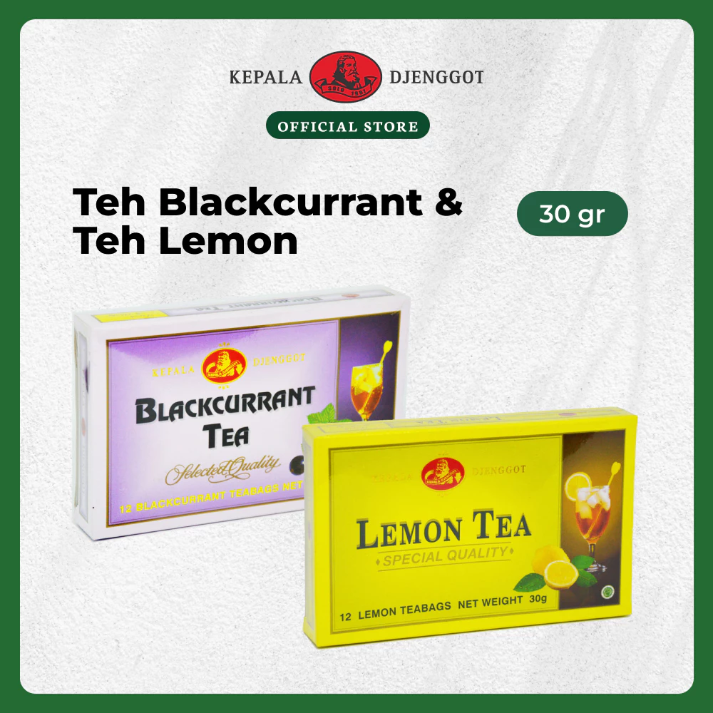 Kepala Djenggot Lemon Tea dan Blackcurrant Tea - Bundling