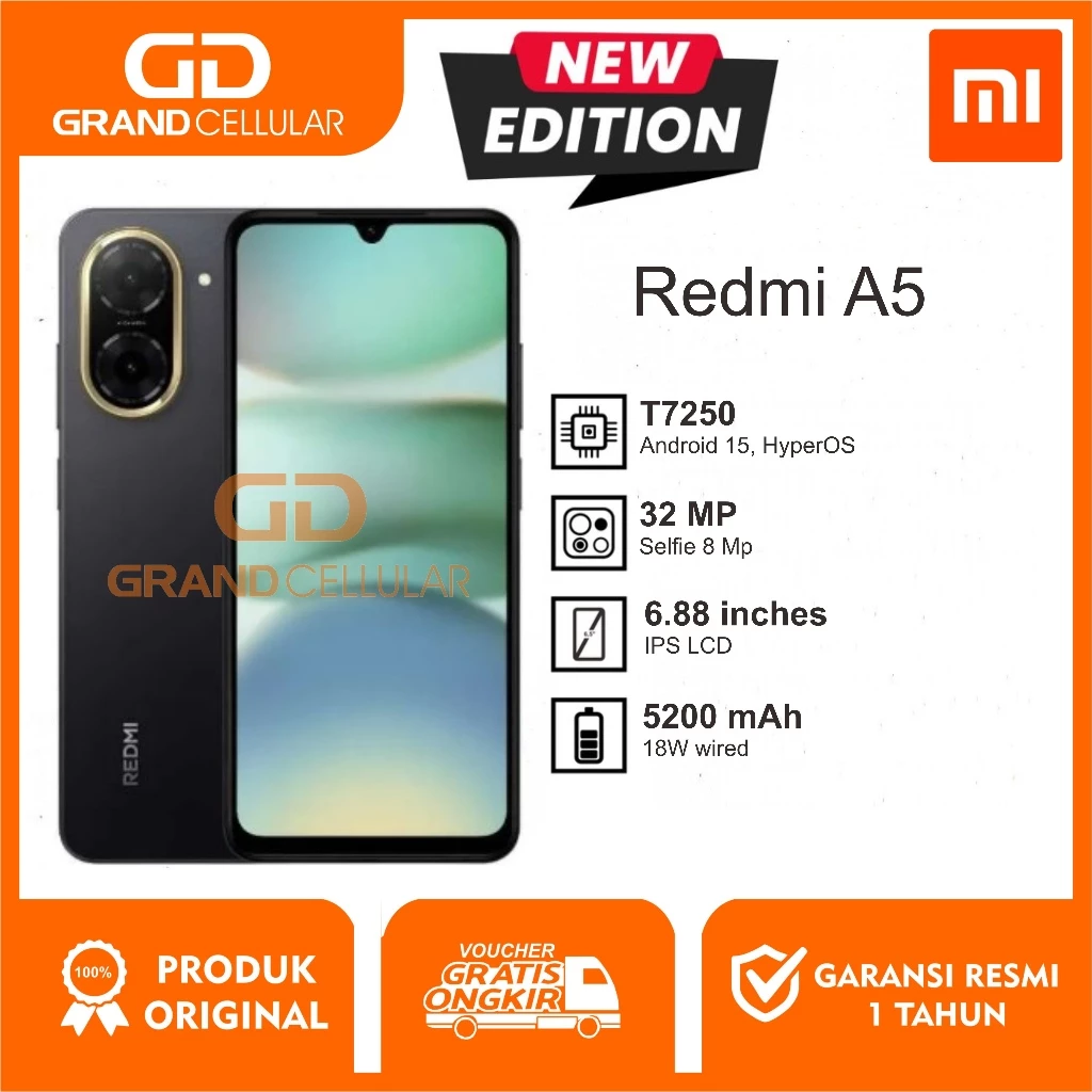 Redmi A5 4/128GB Garansi Resmi