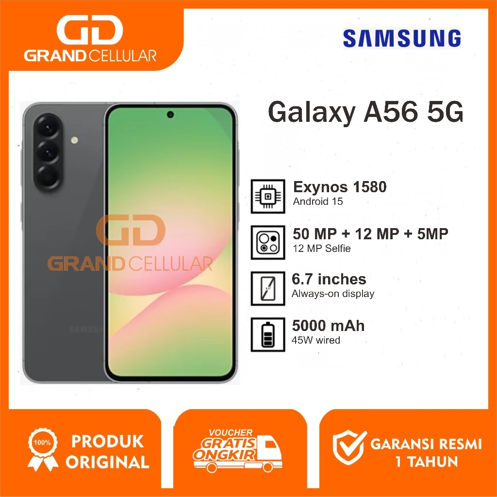 Samsung A56 [12/256GB] - [8/256GB] Garansi Resmi