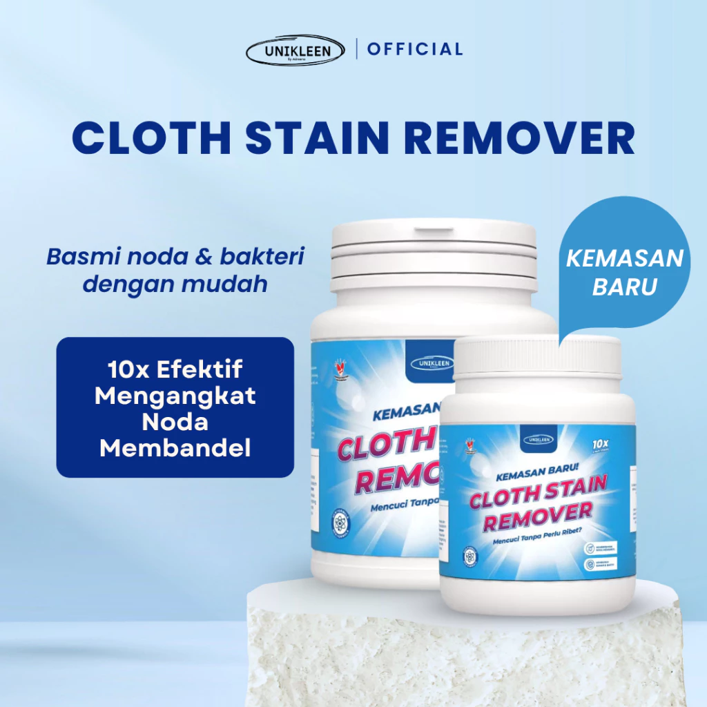 UNIKLEEN - Pembersih Pakaian | Sabun Cuci Baju Penghilang Jamur Noda Cloth Stain Remover