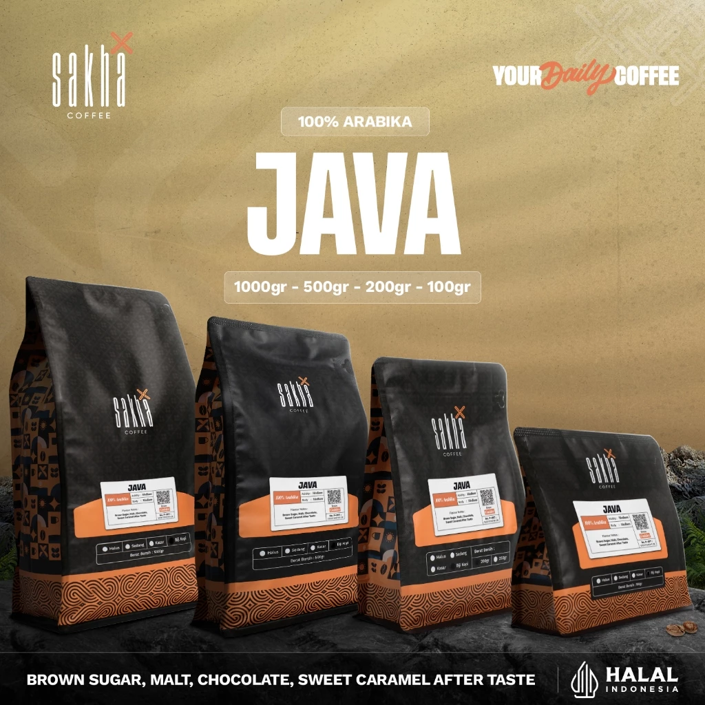 Biji Kopi Bubuk Arabika Jawa Java Arabica Coffee Beans Coffe